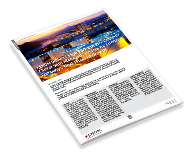 XENON Managed HPC Services for Multinational Energy Company Case Study thumbnail