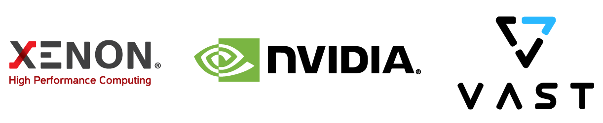 XENON NVIDIA VAST Logo Banner
